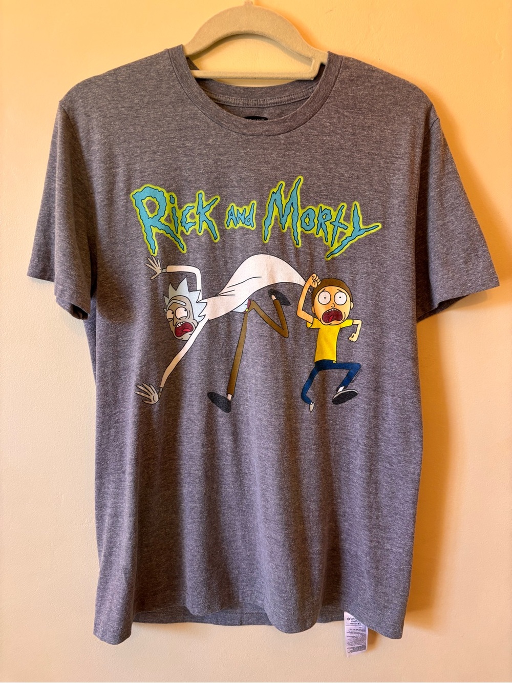 Old Navy Gray Heather Rick and Morty Tee Men's Small T shirt short sleeve